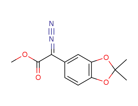 Diazo-(2,2-dimethyl-benzo[1,3]dioxol-5-yl)-acetic acid methyl ester