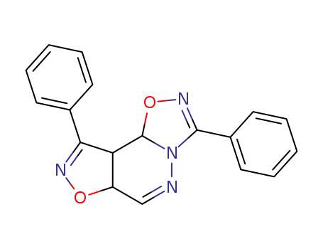 6a,9a,9b-trihydro-3,9-diphenylisoxazolo<4,5-d><1,2,4>oxadiazolo<4,5-b>pyridazine