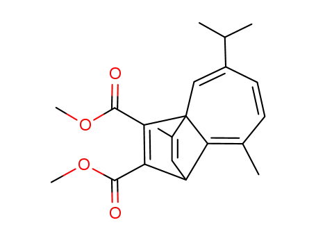 dimethyl 3-isopropyl-6,11-dimethyltricyclo<6.2.2.01,7>dodeca-2,4,6,9,11-pentaene-9,10-dicarboxylate