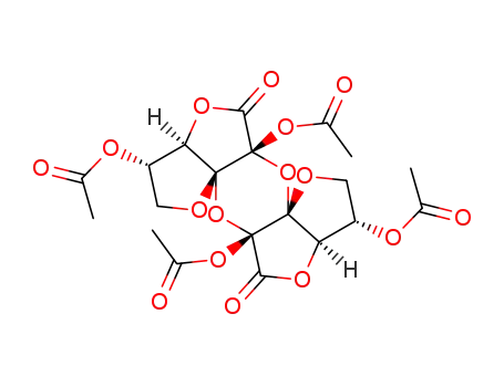 (3aR,6aR,12aR)-3c,5a,9c,11a-tetraacetoxy-(3ar,5at,9ac,11at)-tetrahydro-1,4,6,7,10,12-hexaoxa-dicyclopent[c,i]-s-indacene-5,11-dione