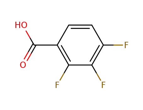 Molecular Structure of 61079-72-9 (2,3,4-Trifluorobenzoic acid)