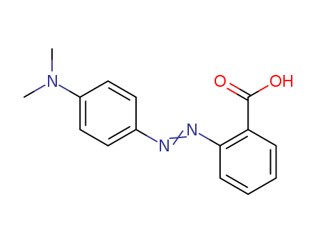 Benzoicacid, 2-[2-[4-(dimethylamino)phenyl]diazenyl]-(493-52-7)