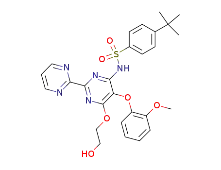 Molecular Structure of 147536-97-8 (Bosentan)