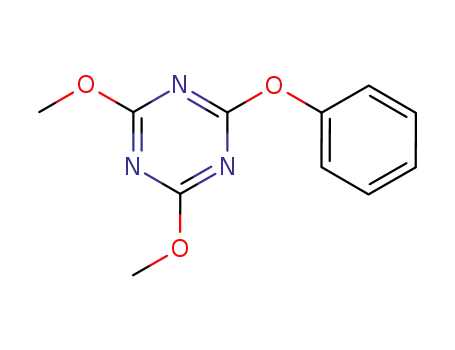 Molecular Structure of 21002-15-3 (1,3,5-Triazine, 2,4-dimethoxy-6-phenoxy-)