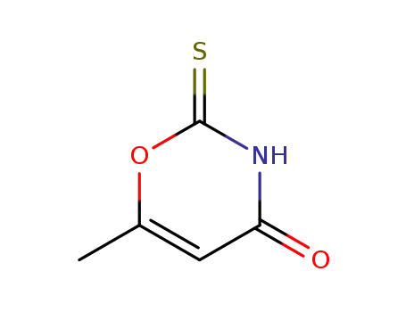 Molecular Structure of 2911-22-0 (4H-1,3-Oxazin-4-one, 2,3-dihydro-6-methyl-2-thioxo-)
