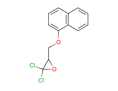 2,2-Dichloro-3-(naphthalen-1-yloxymethyl)-oxirane