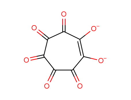 6,7-dihydroxy-6-cycloheptene-1,2,3,4,5-pentaone(2-)