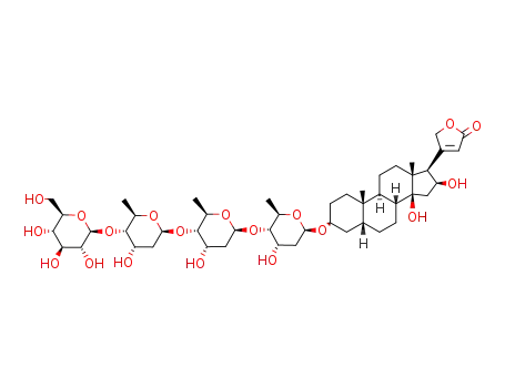 gitoxigenin 3-O-β-D-glucopyranosyl-(1→4)-β-D-digitoxopyranosyl-(1→4)-β-D-digitoxopyranosyl-(1→4)-β-D-digitoxopyranoside