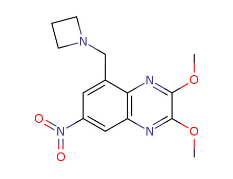 5-Azetidin-1-ylmethyl-2,3-dimethoxy-7-nitro-quinoxaline