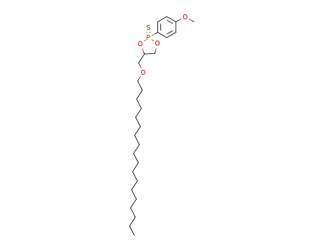 2-(4-Methoxy-phenyl)-4-octadecyloxymethyl-[1,3,2]dioxaphospholane 2-sulfide