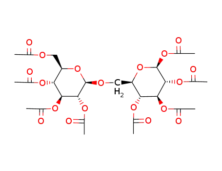 Molecular Structure of 4613-78-9 (beta-Gentiobiose octaacetate)
