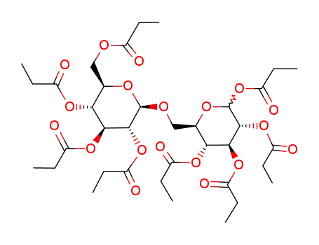 O1,O2,O3,O4-Tetrapropionyl-O6-(tetra-O-propionyl-β-D-glucopyranosyl)-ξ-D-glucopyranose