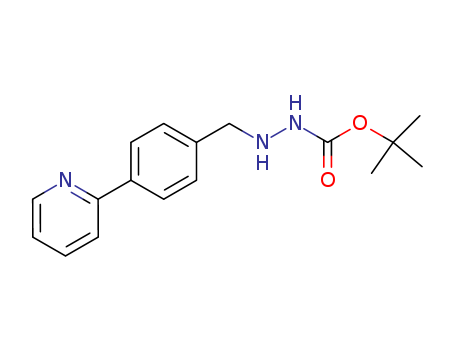198904-85-7,tert-Butyl 2-(4-(pyridin-2-yl)benzyl)hydrazinecarboxylate,2-[[4-(2-Pyridinyl)phenyl]methyl]-hydrazinecarboxylic acid 1,1-dimethylethyl ester;