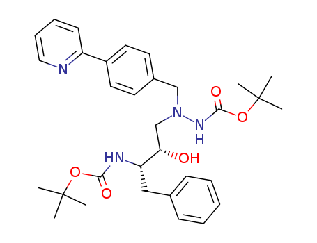 2-[(2S,3S)-3-[[(1,1-Dimethylethoxy)carbonyl]amino]-2-hydroxy-4-phenylbutyl]-2-[[4-(2-pyridinyl)phenyl]methyl]hydrazinecarboxylic acid tert-butyl ester(198904-86-8)