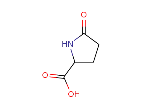 Molecular Structure of 149-87-1 (DL-Pyroglutamic acid)