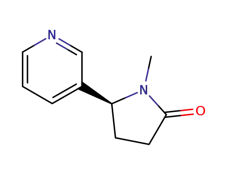 Molecular Structure of 486-56-6 ((-)-COTININE)