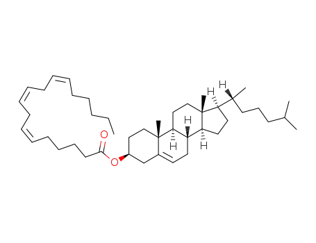(6Z,9Z,12Z)-Octadeca-6,9,12-trienoic acid (3S,8S,9S,10R,13R,14S,17R)-17-((R)-1,5-dimethyl-hexyl)-10,13-dimethyl-2,3,4,7,8,9,10,11,12,13,14,15,16,17-tetradecahydro-1H-cyclopenta[a]phenanthren-3-yl ester