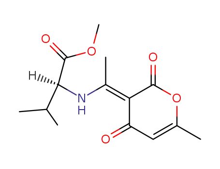 methyl (S,E)-3-methyl-2-(1-(6-methyl-2,4-dioxo-2H-pyran-3(4H)-ylidene)ethylamino)butanoate
