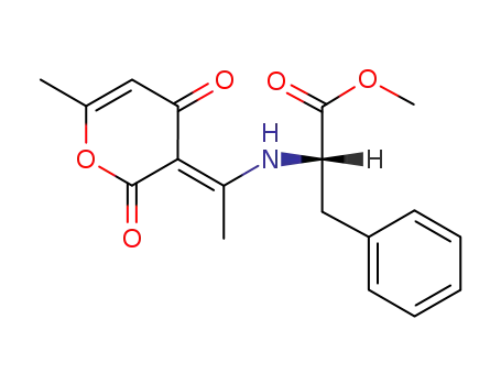 N-[1-(6-Methyl-2,4-dioxo-3,4-dihydro-2H-pyran-3-ylidene)ethyl]-L-phenylalanine methyl ester