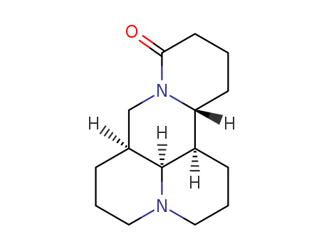 1H,5H,10H-Dipyrido[2,1-f:3',2',1'-ij][1,6]naphthyridin-10-one, dodecahydro-, (7aS,13aR,13bR,13cS)-(519-02-8)