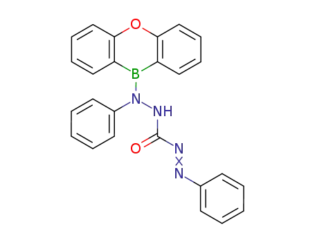 1-phenoxaborin-10-yl-1,5-diphenyl-carbazone