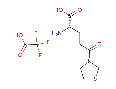 (S)-2-Amino-5-oxo-5-thiazolidin-3-yl-pentanoic acid; compound with trifluoro-acetic acid