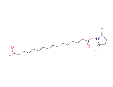 ω-carboxypentanedecanoic acid monosuccinimidyl ester