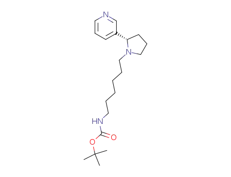 [6-[(2S)-2-(3-pyridinyl)-1-pyrrolidinyl]hexyl]-carbamic acid 1,1-dimethylethyl ester