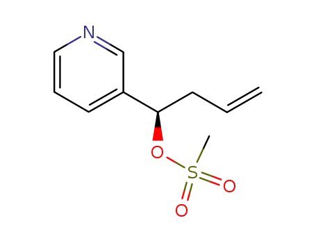 (R)-methanesulfonic acid 1-pyridin-3-yl-but-3-enyl ester