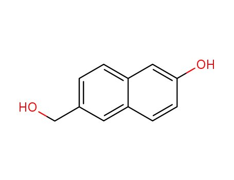 Molecular Structure of 309752-65-6 (6-(Hydroxymethyl)-2-naphthol)