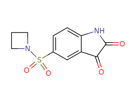 5-(azetidin-1-ylsulfonyl)indoline-2,3-dione