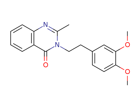 4(3H)-Quinazolinone, 3-[2-(3,4-dimethoxyphenyl)ethyl]-2-methyl-