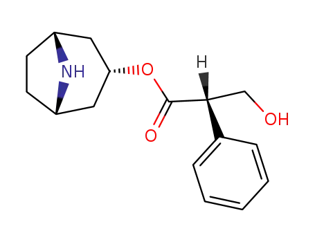Molecular Structure of 537-29-1 (HYOSCYAMINE  RELATED COMPOUND A (10 MG) (NORHYOSCYAMINE SULFATE))