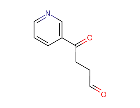 Molecular Structure of 76014-80-7 (4-oxo-4-(3-pyridinebutanal))