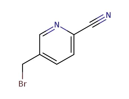 Molecular Structure of 308846-06-2 (2-Cyano-5-bromomethylpyridine)