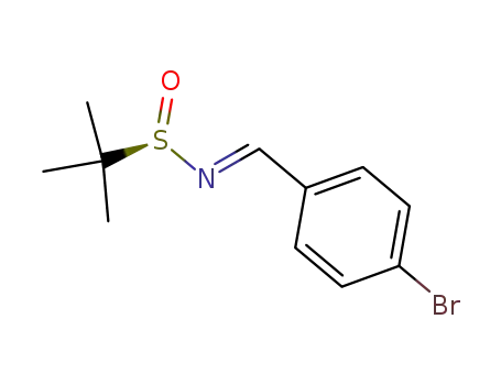 (R)-(-)-N-[(1E)-(4-bromophenyl)methylene]-2-methyl-2-propanesulfinamide