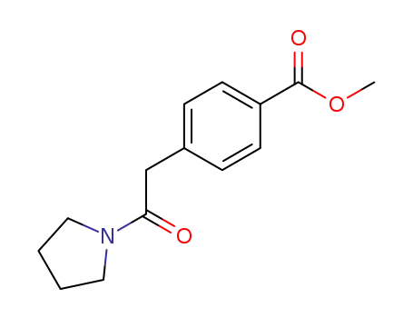 methyl 4-(2-oxo-2-(pyrrolidin-1-yl)ethyl)benzoate