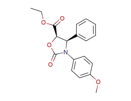 (4R,5R)-3-(4-Methoxy-phenyl)-2-oxo-4-phenyl-oxazolidine-5-carboxylic acid ethyl ester