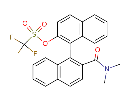(R)-2-N,N-dimethylcarbamoyl-2'-trifluoromethanesulfonyloxy-1,1'-binaphthyl