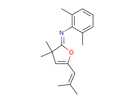 2,6-dimethyl-N-(3,3-dimethyl-5-(2-methyl-1-propenyl)-2(3H)-furanylidene)-benzenamine