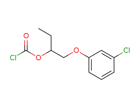 [2-(3-chlorophenoxy)-1-ethyl]ethyl chloroformate