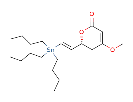 (R)-6-((E)-2-(tributylstannyl)vinyl)-5,6-dihydro-4-methoxypyran-2-one