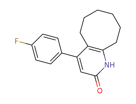 4-(4-fluorophenyl)-5,6,7,8,9,10-hexahydrocyclooctane[b]pyridine-(1H)-ketone