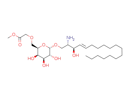 (2S,3R,4E)-2-amino-1-(6-O-methoxycarbonylmethyl-α-D-galactopyranosyloxy)octadec-4-en-3-ol