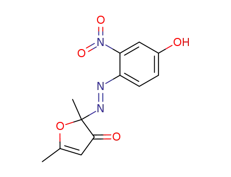 2,5-dimethyl-2-(4-hydroxy-2-nitrophenylazo)-3-oxo-2,3-dihydrofuran