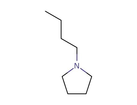 Molecular Structure of 767-10-2 (1-Butylpyrrolidine)