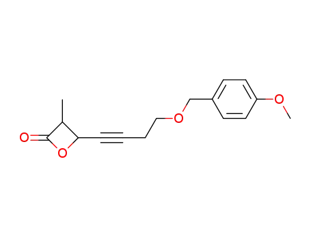 3-methyl-4-[4-(p-methoxybenzyloxy)butynyl]oxetan-2-one