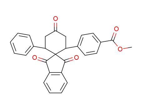 2-[4-(methoxycarbonyl)phenyl]-6-phenylspiro[cyclohexane-1,2'-indan]-1',3',4-trione