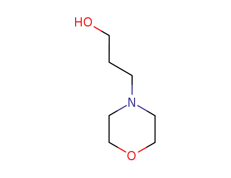 Molecular Structure of 4441-30-9 (3-Morpholinopropanol)