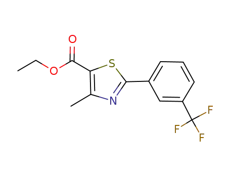4-methyl-2-[3-(trifluoromethyl)phenyl]thiazole-5-carboxylic acid ethyl ester